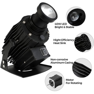 Ngoài Trời Không Thấm Nước Với Manual Zoom 40W <span class=keywords><strong>LED</strong></span> Chuyên Nghiệp Logo Gobo Chiếu - Product Image 2