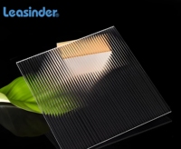 Feuille acrylique cannelée - Diffusion de lumière élégante et résistante aux intempéries pour la signalisation et les présentoirs modernes