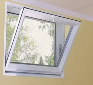 Năng lượng cao hiệu quả trắng uPVC cửa sổ tùy chỉnh lớn xem đôi kính cửa sổ nghiêng và biến cửa sổ Phễu cửa sổ <span class=keywords><strong>PVC</strong></span> - Product Image 6
