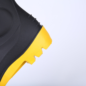 Bottes Wellington noires OEM en gros, avec embout en acier, anti-perforation, antidérapantes, résistantes aux huiles et aux produits chimiques, pour la construction - Product Image 5