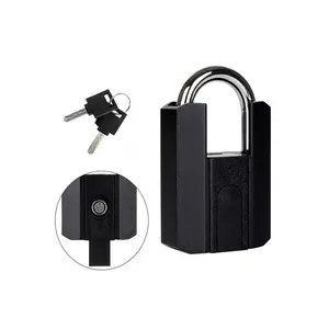 Topteq L4 + Inteligente Fingerprint IP67 Design Ttlock App Cadeado Para Mala De Gaveta Do Gabinete