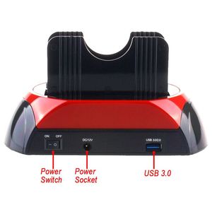 USB3.0 Tất Cả Trong 1 HDD Docking Station Kép SATA Docking Station Cho 2.5/3.5 Inch Ổ Đĩa Cứng - Product Image 5