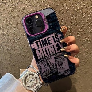 2025 nuove banconote Color dollaro argento custodia per telefono cellulare per <span class=keywords><strong>iPhone</strong></span> 16 15 Pro Max 14 13 12 <span class=keywords><strong>11</strong></span> IMD <span class=keywords><strong>Cover</strong></span> trasparente antiurto - Product Image 3