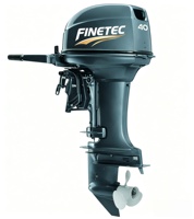 Mesin Tempel 2-Tak 40HP JP-T40X, Tangki Bahan Bakar Terintegrasi 24L, Motor Perahu Kontrol Belakang