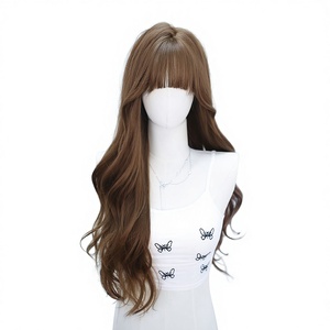 Parrucca ND Brand Lolita con Onde Grandi e Riccioli, Capelli Naturali Marrone Chiaro, Resistente al Calore, per Donne, Stile Giapponese Fresco JK - Product Image 5