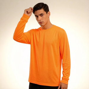 Camiseta de <span class=keywords><strong>Manga</strong></span> <span class=keywords><strong>Larga</strong></span> <span class=keywords><strong>para</strong></span> Hombre con Protección Solar UPF 30, Tejido Transpirable de Secado Rápido <span class=keywords><strong>para</strong></span> Deporte y Ocio - Product Image 1