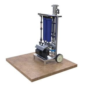 Machine à osmose inverse à poussée manuelle 300L/h pour le nettoyage extérieur des fenêtres, le lavage de voitures, système de dessalement portable à osmose inverse, fabricant d'eau - Product Image 6