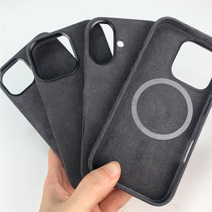 Vente en gros de luxe durable pour <span class=keywords><strong>coque</strong></span> de téléphone <span class=keywords><strong>Alcantara</strong></span> pour <span class=keywords><strong>iPhone</strong></span> 13/<span class=keywords><strong>14</strong></span>/15/16 <span class=keywords><strong>Pro</strong></span> Max Chargement sans fil étanche et magnétique personnalisé - Product Image 5