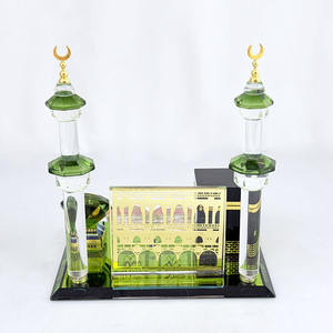 นาฬิกาคริสตัลตึกของขวัญหอคริสตัลรอมฎอน MH-G043อิสลาม - Product Image 4