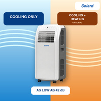 Climatiseur solaire portable 24V DC Solard 7000/9000/12000 BTU, faible consommation, tout-en-un, refroidissement et chauffage, pour camping-car et utilisation hors réseau