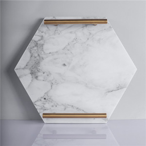 <span class=keywords><strong>Assiette</strong></span> de service en pierre naturelle <span class=keywords><strong>vintage</strong></span> personnalisée plateau de dessert aux fruits décor de cuisine à domicile <span class=keywords><strong>assiette</strong></span> de service hexagonale en marbre - Product Image 6