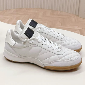 Zapatos de <span class=keywords><strong>Mujer</strong></span> de Piel Auténtica de Lujo, Suela Plana, Diseño de Diamantes, <span class=keywords><strong>Zapatillas</strong></span> Casuales para <span class=keywords><strong>Mujer</strong></span> - Product Image 6