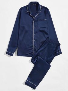 Custom Private Label Silk Pajama Set Long Sleeve Breathable Sustainable <b>Material</b> OEM ODM Manufacturing Service Vietnam Factory - Product Image 2