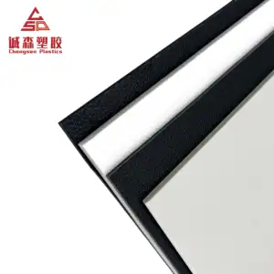 Fornitore della cina 1mm bianco nero colorato prezzo a buon mercato ABS foglio di plastica 2mm 3mm