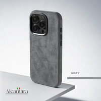 Coque de téléphone de luxe haut de gamme en gros pour coque Alcantara IPhone15/15Plus/15Pro/15Pro Max coque de téléphone