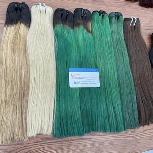 2024 Premium Bone Machine Paquete de cabello de doble trama Extensiones de cabello Remy vietnamita Todos los colores adecuados para terminar la cutícula - Product Image 2