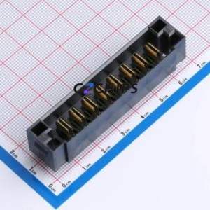 PET-08-02-L-VT Button & Strip Battery Connector Through hole Component (THT) Connector Copper Alloy Gold - Product Image 1