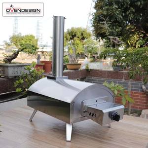 فرن غاز محمول يعمل بالبيتزا, فرن بيتزا من البروبان قابل للنقل بدرجة حرارة عالية بحجم 13 بوصة مصنوع من الفولاذ المقاوم للصدأ ويمكن تنظيفه بسهولة - Product Image 5