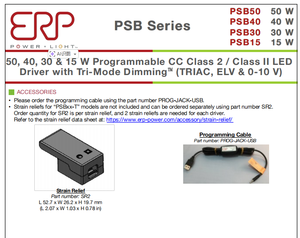 ไดรเวอร์ LED หรี่ไฟได้แบบสามโหมด รุ่น Psb50W-1200-42 600-1200mA 50W 28-42V กระแสคงที่ ยี่ห้อ Best Price EPR AC-DC - Product Image 4