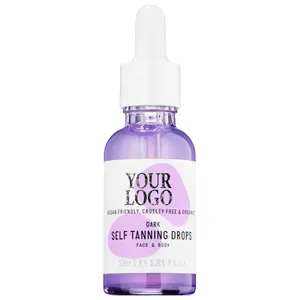 Convenient Use Wholesale Self Tan Face Drops Tan Drops Face Whole Body Use Tanning Serum