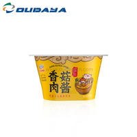 Licuadora sin BPA, 75ml, 70g, para ensalada, Yogurt, embalaje de helado, taza de avena con cuchara y tapa