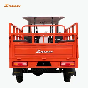 Kamax Triciclo de 3 Ruedas de Gasolina para Transporte Pesado, Triciclo de Carga con Asiento de Pasajero, Triciclo de 250 y 300CC, Motocicleta de 3 Ruedas