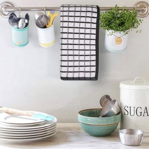 Serviettes personnalisées en tissu gaufré doux, serviettes de cuisine imprimées - Product Image 2