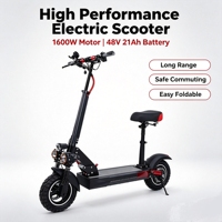 Trottinette électrique pliable M4 de haute qualité, cadre en alliage d'aluminium, contrôle par application, étanche, haute vitesse 35 km/h, longue autonomie pour adultes