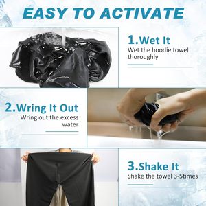 UPF 50 Sun Protection Instant <strong>Cooling</strong> Towels for <strong>Neck</strong> and Face, Soft <strong>Cooling</strong> <strong>Neck</strong> <strong>Wraps</strong> for Sweat Towel for Sport, Gym, Fitness - Product Image 4