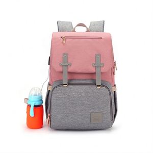 Sac à langer portable pliable pour maman et bébé, avec station de change, lit et port USB - Échantillon gratuit - Product Image 2