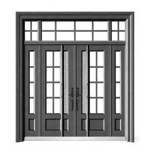 Puerta de Seguridad Exterior Inteligente para <span class=keywords><strong>el</strong></span> Hogar, Construcción de Acero Inoxidable, Prevención de Incendios, Diseño Único Art <span class=keywords><strong>Deco</strong></span> con Relieve 3D del Sudeste Asiático - Product Image 2