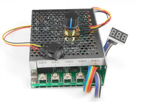 Contrôleur de vitesse électronique pour moteur à courant continu (12V/24V/36V/48V), mode marche avant/arrière, échelle numérique