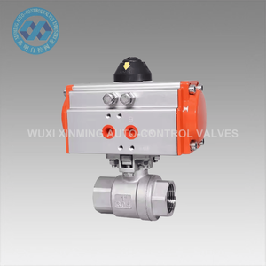 Actuador Neumático de Doble Acción de Acero Inoxidable, Válvula de Bola Reguladora Manual para Aplicaciones de Agua y Aceite DN25-DN900, Personalización OEM - Product Image 1