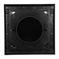 Grille d'aération extérieure de 4 pouces avec protection contre la pluie, hotte d'évacuation, grille de ventilation pour sèche-linge, couverture de conduit de ventilation CVC
