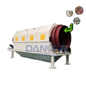 เครื่องคัดแยกแบบทรอมเมลสำหรับงานหนัก สำหรับขยะเทศบาลและก่อสร้าง แยกขนาดได้อย่างมีประสิทธิภาพสูง อุปกรณ์ตะแกรงแบบดรัมที่ทนทาน - Product Image 1