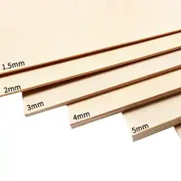 3mm Basswood Plywood 21 x 30 x 0.3 cm (6pcs) – Ortur