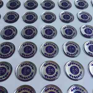 Étiquettes rondes autocollantes en papier pour usage chimique, autocollants imprimés en offset durables sur feuille - Product Image 6