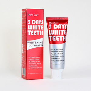 Recommandé par les dentistes Dentifresh 3 Days <span class=keywords><strong>White</strong></span> Dentifrice blanchissant 120g Élimination de la plaque dentaire et du tartre Contrôle des bactéries Santé des gencives - Product Image 6