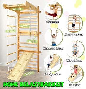 Columpio y Gimnasio Infantil <span class=keywords><strong>para</strong></span> Interiores, Gran Estructura de <span class=keywords><strong>Madera</strong></span> <span class=keywords><strong>para</strong></span> Escalar, <span class=keywords><strong>para</strong></span> <span class=keywords><strong>Parques</strong></span> de Diversiones y Niños - Product Image 2