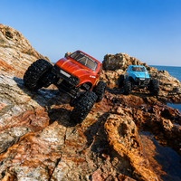 Crawler RC professionnel 1:18 RGT 18800 Ripper LCG à faible centre de gravité 4x4 2 vitesses étanche Mini Rock 2S Lipo RTR Métal