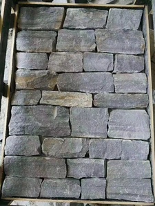 Parete esterna per pavimentazione in pietra di ardesia allentata impiallacciatura casuale libro mastro di pietra - Product Image 5