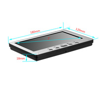 Vidéophone filaire haute définition 7 pouces, système de contrôle d'accès pour immeuble, interphone vidéo, sonnette
