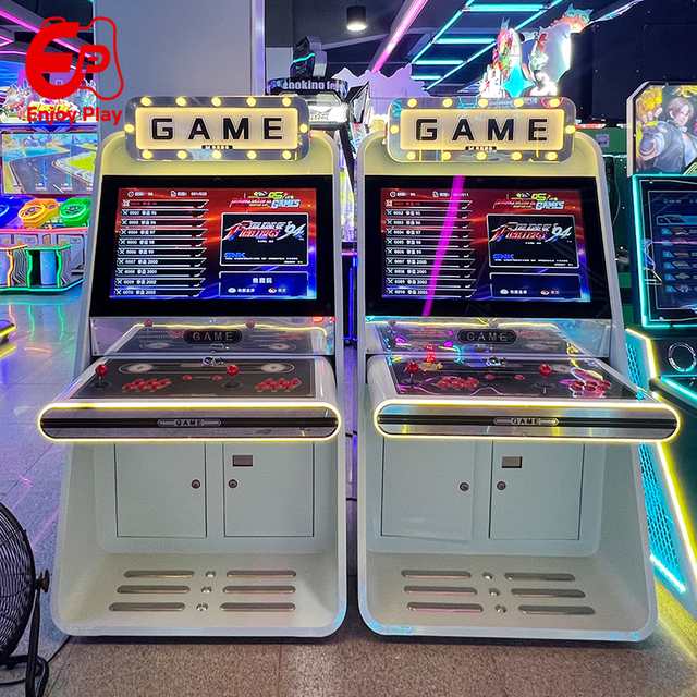 Retro 32-Inch High-Definition LCD Spanish Coin Arcade Machine Upright Fighting Video Game Console Pandora Box Professional Metal