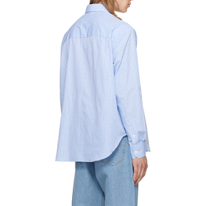 Chemises en popeline à carreaux de qualité supérieure pour hommes, 100% coton, manches longues, col boutonné, en coton Oxford - Product Image 2
