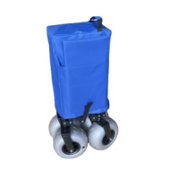 Nouveau chariot haut de gamme chariot de plage pliant chariot de plage chariot pliant chariot de poussette chariot de ballon roues OEM personnalisable