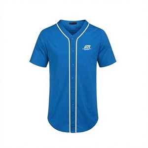 Maillot de baseball sur mesure de haute qualité, respirant, pour adultes, vêtements d'équipe, 100% polyester - Product Image 4