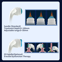 Appareil portable de thérapie par ondes de choc focalisées pour la dysfonction érectile (DE) et la physiothérapie par ondes de choc pour le soulagement de la douleur