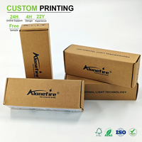 Fabricant de boîtes en carton kraft naturel, vente en gros, carton professionnel pour lampe torche à technologie lumineuse, pour l'approvisionnement en équipement tactique en vrac