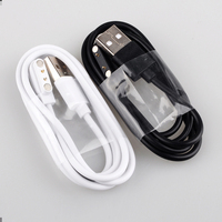 Cable Magnético USB 2.0 de 4 Pines para Reloj Inteligente, Cable de Datos Pogo, Venta al Por Mayor de Fábrica