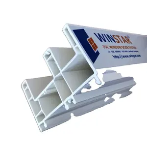 Profilés de porte coulissante en PVC fournisseur de haute qualité depuis 22 ans Profilés en plastique laminé en bois protégé contre les UV Co-Extrusion